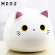 MOGU日本超人气MOGU安睡抱枕沙发腰靠猫公仔可爱抱枕生日礼物招财猫咪 白色