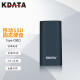 KDATA金田 移动硬盘SSD固态USB3.0 type-C双接口迷你轻薄便携高速传输可定制 灰色 480G