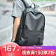 POLO 双肩包男士休闲旅行背包学生书包大容量时尚电脑包可装15.6英寸ZY090P801J 黑色
