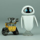 鸥唛咖盒装WALL-E电影瓦力机器人总动员伊娃关节可动玩偶公仔车载 【盒装 瓦力（做旧版）+伊娃】