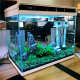森森（SUNSUN）HE480森森超白玻璃小鱼缸客厅 小型桌面家用水族箱 生态免换水金鱼缸