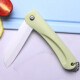 小天籁陶瓷刀刀具水果刀3寸折叠削皮刀便携陶瓷刀 绿色陶瓷水果刀