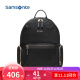 Samsonite/新秀丽双肩包女19新品 时尚休闲女士背包 轻盈舒适纯色书包TS2 黑色