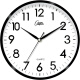 康巴丝（Compas）挂钟 创意简约钟表客厅石英钟表挂墙时钟 c2855 黑色