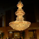 思洛迪 欧式水晶吊灯别墅客厅灯复式楼梯灯酒店大堂工程  直径60 高度70 两层 送三色LED