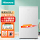 海信（Hisense）小冰箱迷你 95升小型家用电冰箱 白色冰箱 一级能效 宿舍租房优选BC-95S/A精致分区