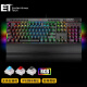 ET I119 刀锋 机械键盘 游戏键盘 有线键盘 RGB防水宏编程 电竞青轴 电脑笔记本台式键盘 键盘带手托混光吃鸡
