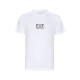 阿玛尼（ARMANI）男装T恤 EA7品牌LOGO运动休闲棉质短袖T恤礼物 白色 L