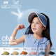 obsu日本OBSU任意凹儿童帽防晒防紫外线折叠太阳帽男女 绅士蓝 儿童帽