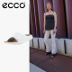 爱步（ECCO）拖鞋女 夏季凉拖鞋外穿防滑半拖鞋软皮勃肯鞋 科摩206803 亮白色20680301002 38
