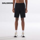 萨洛蒙男女款 户外运动弹性透气舒适休闲短裤 BONATTI TRAIL SHORTS 深黑色 C18262 M