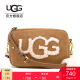 UGG 女士包袋单肩斜挎溢毛时尚小方包 1093563 CHE | 栗子棕色