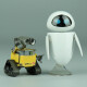 鸥唛咖盒装WALL-E电影瓦力机器人总动员伊娃关节可动玩偶公仔车载 【盒装 瓦力（干净版）+伊娃】