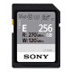 索尼（SONY）256GB SD存储卡 SF-E256 E系列U3 C10 V60读速高达270MB/s UHS-II IP57防护等级相机内存卡