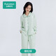 全棉时代男女士针织素色家居服居家宽松休闲亲肤睡衣 嫩松绿 2XL (女款175/男款185）