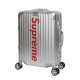 Tomasmaier X Supreme旅行箱子潮牌铝镁合金拉杆箱行李箱密码登机 银色 22寸 【需托运 适合7-10天长途旅行】