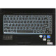 联想G460键盘保护膜 U350 U450 昭阳E45 G465 V360 Y650笔记本防尘垫 半透黑色