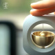 多巴胺车载铃铛磁吸科技感摆件新车礼物个性汽车内装饰 银色