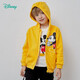 迪士尼宝宝（Disney Baby）迪士尼童装男童红色外套萌趣米奇连帽外套亲肤 黄色 24个月/身高90cm