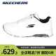 斯凯奇斯凯奇新款高尔夫球鞋男士GOLF鞋子透气款高尔夫球鞋 214015-WBK白色/黑色 8.5/42