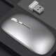 易科星 适用华硕无畏15 无畏Pro 15.6英寸笔记本电脑鼠标蓝牙鼠标无线鼠标办公游戏无线键盘鼠标 银色无线鼠标