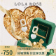 Lola Rose罗拉玫瑰 Lola Q白母贝耳环银耳钉女耳坠宝石时尚饰品生日礼物 520礼物送女友