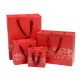 颜旭中国风红色礼品袋手提袋 纸袋礼物袋茶叶烟酒包装袋 结婚伴手礼袋 (3个装)横款超大号45*15*35cm