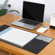 飞兹（fizz）多功能收纳办公桌垫写字黑白大号笔记本电脑垫办公家居桌垫带日历 黑色升级款