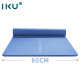 IKU健身垫加宽80cm加厚无味tpe瑜伽垫防滑初学者加长跳操隔音健身运动垫子 蓝色 183cm*80cm*8mm
