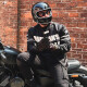 杜汉（DUHAN）摩托车骑行服男款夏季网眼通风夹克机车赛车服防摔外套骑士服装备 黑色 XL