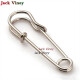 JACK VINEY大别针加粗超大安全扣针固定衣服锁针金属胸针毛衣披肩 7.5厘米10个