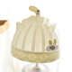 伊顿德鲁（ETONDREW）婴儿帽子春秋棉质新生儿初生护耳胎帽宝宝可爱萌婴幼儿套头帽潮 黄色(小球兔标薄胎帽) 0-3个月(32-40CM)+均码(有弹性)