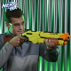 孩之宝（Hasbro）NERF热火 儿童户外玩具软弹枪新年礼物 竞争者 萨杜恩发射器E8520