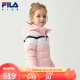 FILA斐乐童装女小童羽绒服冬季款儿童运动休闲可爱洋气外套
