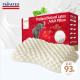 TAIPATEX泰国原装进口93%天然乳胶枕头蝶形按摩款 单只礼盒装58*38cm