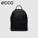 爱步（ECCO）双肩包 简约百搭大容量牛皮背包 雅致9105818 黑色910581890000