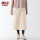 无印良品（MUJI）女式 木棉混 裙子 BEK47C3S 半身裙 原色 S