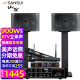 山水（SANSUI） SP9 家庭KTV音响全套 SQ118家用会议点歌机音响电视卡拉OK 家庭影院卡包音箱套装 SK6（6.5吋升级版本+功放+话筒）