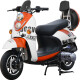 杰帆（JF）燃油小龟125cc踏板摩托车可上牌助力车男女款助力车街车小摩托车 橙分白字母花 高配款