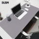 BUBM 鼠标垫小号办公室桌垫笔记本电脑垫键盘垫办公写字台桌垫游戏家用垫子防水支持定制 70*35cm 深灰色