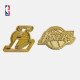NBA湖人队徽章套装（2枚）篮球运动装饰配饰球迷周边 腾讯体育 图片款