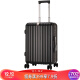 爱华仕（OIWAS)拉杆箱铝框箱24英寸PC材质万向轮时尚潮色行李箱OCX6397 黑色