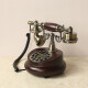 橡树庄园美式仿古电话机摆件座机欧式家用复古高档客厅老式转盘工艺品摆设 133511团圆电话机
