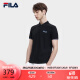 FILA 斐乐官方男子短袖POLO衫2024夏季时尚简约T恤商务翻领男装上衣