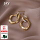 Jay 2024新款小众设计菱形耳环女轻奢气质时尚耳饰母亲节礼物