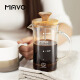 MAVO 法压壶 咖啡壶橄榄木 咖啡过滤杯器具 茶壶家用法式压杯壶 600ml（2-3人份）