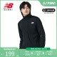 NEW BALANCE NB 奥莱男士半拉链健身跑步运动健身卫衣长袖上衣 MT03255-BK L