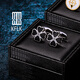 KFLK男士袖扣定制法式袖钉衬衫袖口扣金属四叶草轻奢高档 Cufflinks K069