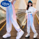 迪士尼（Disney）女童裤子夏装夏季薄款大童冰丝夏款运动裤洋气时髦夏天儿童防蚊裤 图片色 160cm(160cm)