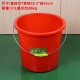 大号塑料水桶带盖红桶 加厚圆桶储水桶化工桶洗澡桶沐浴桶 红色无盖31L